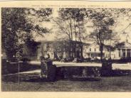 Black and white image of Brooks Hall, Morrisville Agricultural School