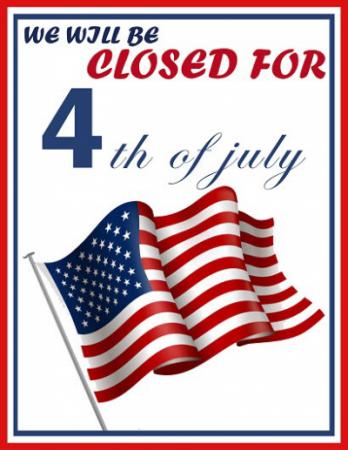 Independence Day Closure 