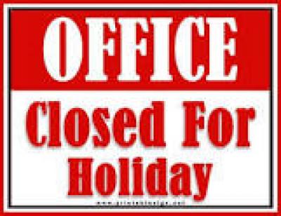 Holiday Closure Sign